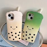 3D Pearl Milk Tea Cup Phone Case